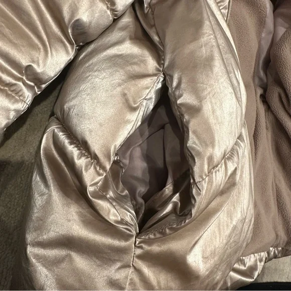 Mayoral Girl’s Rose Gold Puffer Coat